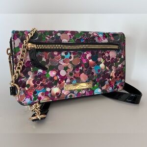 Betsey Johnson XOMaddy Vegan Multicolor Crossbody Bag NWOT!